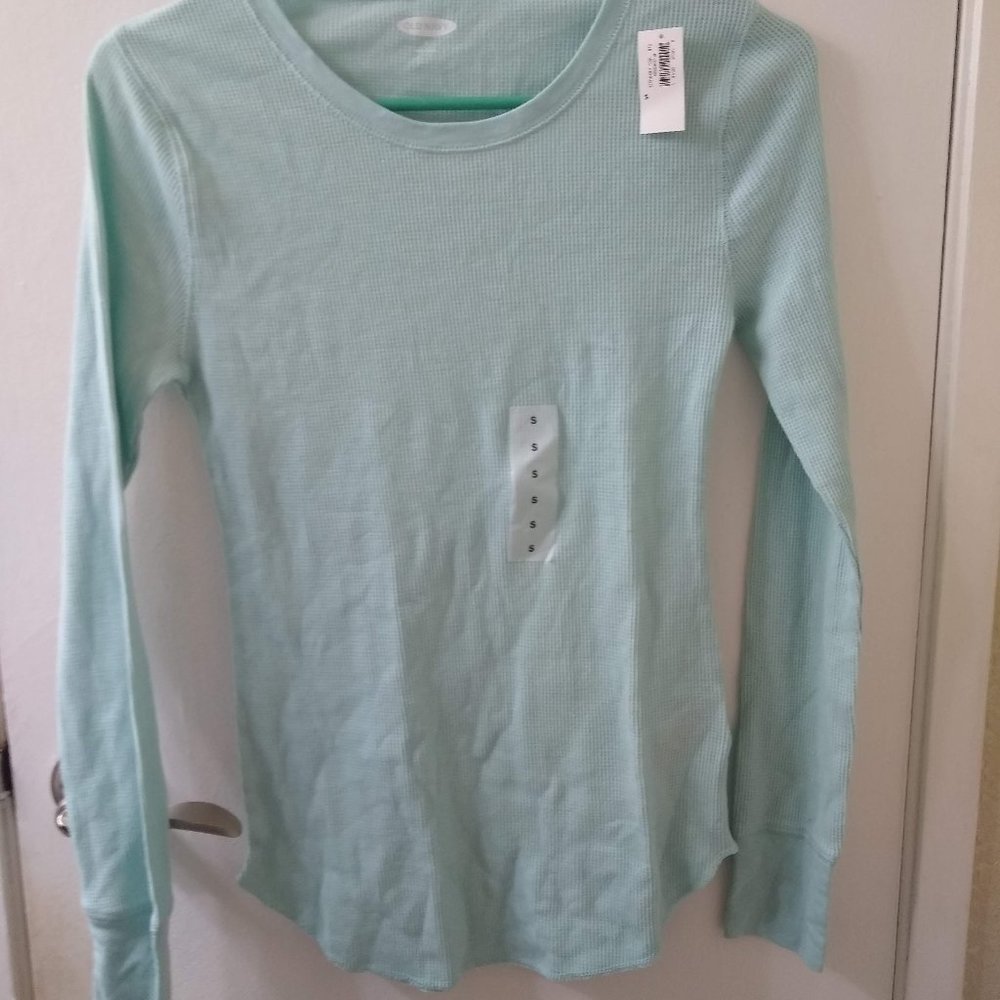 Old Navy waffle knit pajama top NWT size small